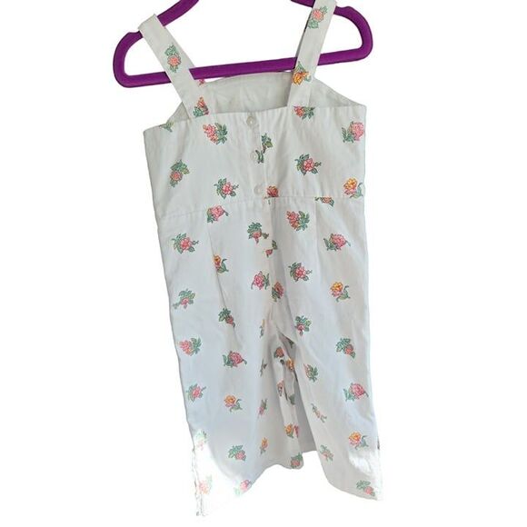 Janie and Jack, girls, 2T, floral overalls, NWOT - Picture 2 of 3
